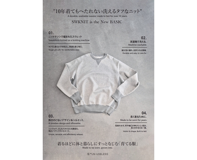 UN-USLESSのニットアイテムイメージ