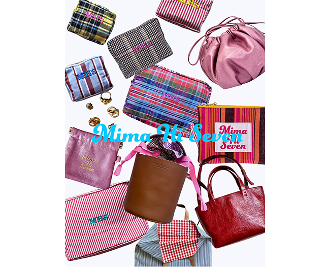 大阪髙島屋に〈Mima Hi Seven〉POP UP｜“made in HYOGO” のひょうごレザー＆播州織小物（7/15-21）