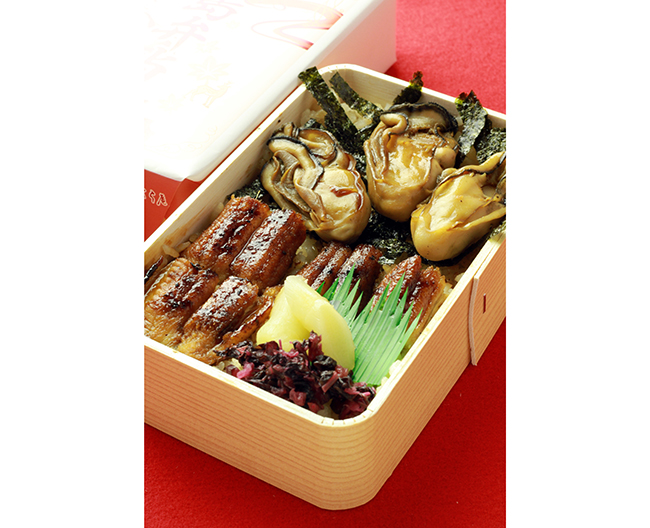 牡蠣とあなごの宮島弁当