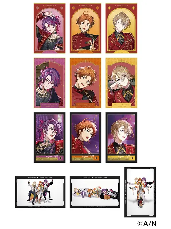 「にじさんじ VOLTACTION×3SKM FUSION LIVE “IMPACT” フェア」が12月27日からアニメイトで開催！　撮りおろしビジュアルを使用した商品販売や、特別展示なども実施!! 画像 3