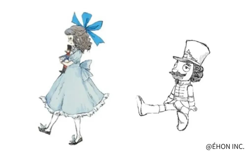 絶賛制作中！The Ballet Show史上初の絵本「クララのくるみ割り人形」ラフ画初公開！来春発売に先駆け、本日よりヤマカイサンタのクリスマスプレゼントとして「限定動画＆ラフ画」を期間限定配信！ 画像 2