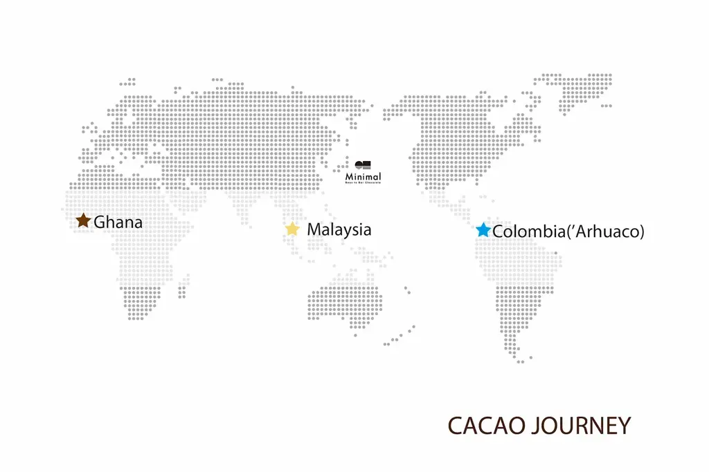 Minimalより、冬限定のチョコレート×苺パフェが登場。7つのチョコレートパーツを風早いちご園の苺と楽しむBean to Barチョコレート専門店ならではのこだわり冬パフェ 画像 2