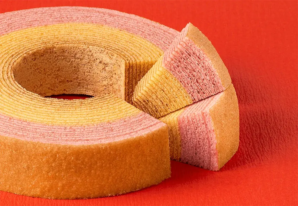 【ねんりん家】2026年をお祝い。年末年始限定 “紅白のバームクーヘン” 新登場。代表作を一緒に楽しむセットも 画像 3