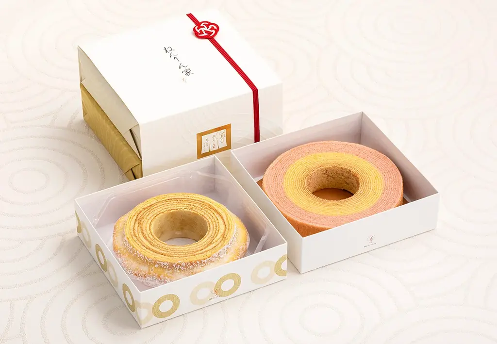 【ねんりん家】2026年をお祝い。年末年始限定 “紅白のバームクーヘン” 新登場。代表作を一緒に楽しむセットも 画像 5