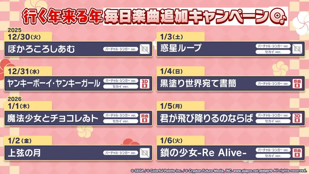 『プロジェクトセカイ カラフルステージ！ feat. 初音ミク』LonePiさん、ササノマリイさんによる書き下ろし楽曲提供や年末年始のキャンペーン等さまざまな新情報を公開！ 画像 5