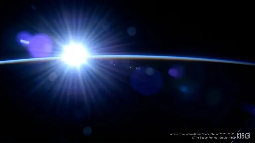 日本一早い初日の出は1月1日 0時37分「宇宙の初日の出 2026」 画像 2