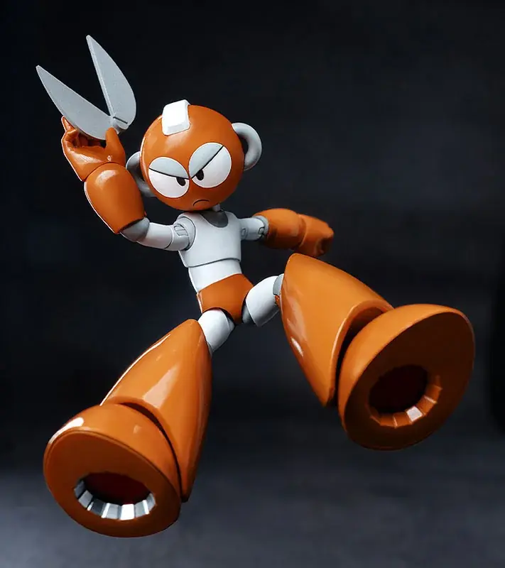 『ロックマン』より、ファンからも大人気のボスキャラ「カットマン」が可動フィギュアで登場。あみあみにて予約受付中。 画像 9
