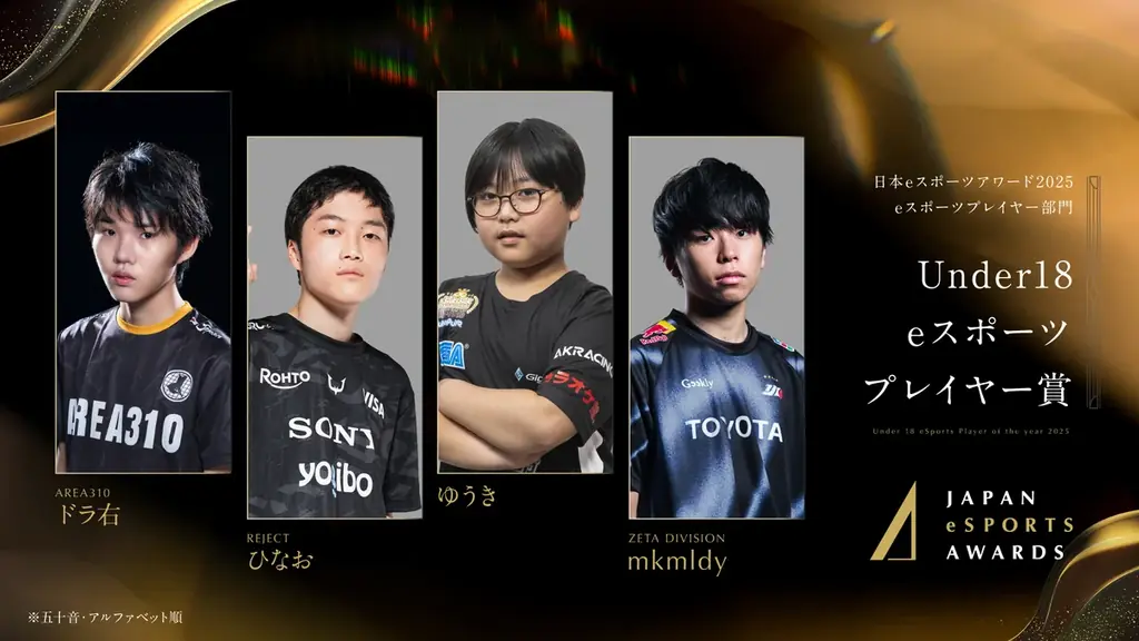 eスポーツチーム「REJECT」、日本eスポーツアワード2025にてチーム賞を含む5部門で受賞 画像 4