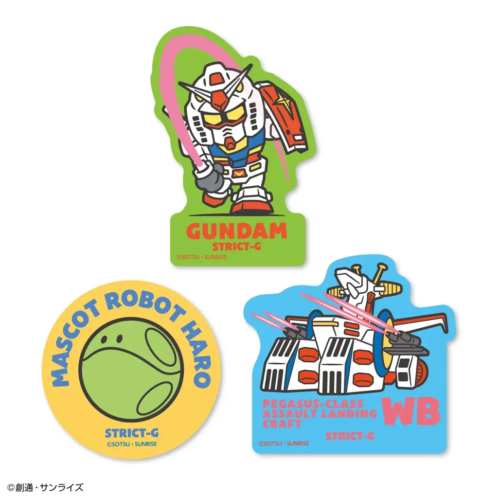 『機動戦士ガンダム』ステッカーセットが登場!!STRICT-G 多賀SA店限定にて、ひこにゃんコラボデザインも発売！ 画像 5