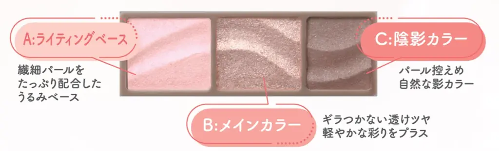 セザンヌから下まぶた用アイライナーが誕生！描くだけで簡単にくっきり目元が完成 ＆目元を明るく仕上げる3色アイシャドウパレットに新色登場 画像 10