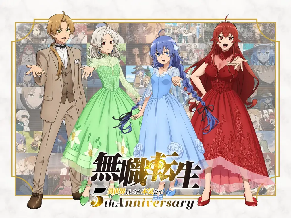 『無職転生 ～異世界行ったら本気だす～』アニメ5周年記念生特番を「ABEMA」で1月10日（土）夜7時30分より独占無料放送決定！第3期新情報を解禁！内山夕実、杉田智和らメインキャスト5名が集結！ 画像 2