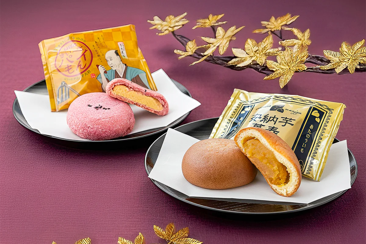 【千葉の芋菓子文化を“次のステージ”へ】千葉の実力派菓子メーカー4社共同開発「パイもん」と、常識破りの濃厚ねっとり「安納芋まんじゅう」オンライン初解禁！ 画像 1