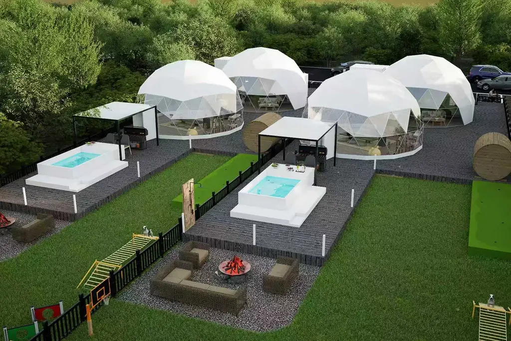 【2025年12月GRAND OPEN】琵琶湖畔に、愛犬と過ごせるグランピングリゾート「Galaxy Glamping Dog Premium」が誕生。大切な愛犬とのかけがえのないひとときを。 画像 1