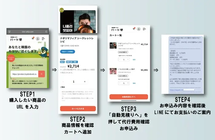 「あなたと韓国のキョリを近くする」購入代行サービス「バード便」がAI自動見積り機能を導入してリニューアル。オンラインサイト・フリマサイト・オフライン購入まで安心・安全に対応。 画像 2