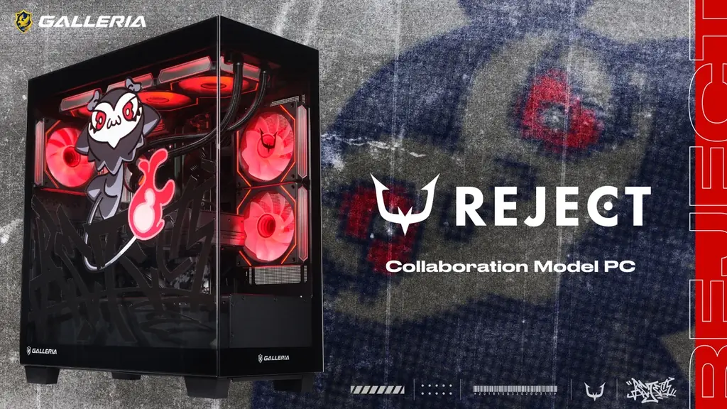 想造ガレリア REJECT×GALLERIAの限定ゲーミングPC8機種が受注開始｜ベストカレンダー