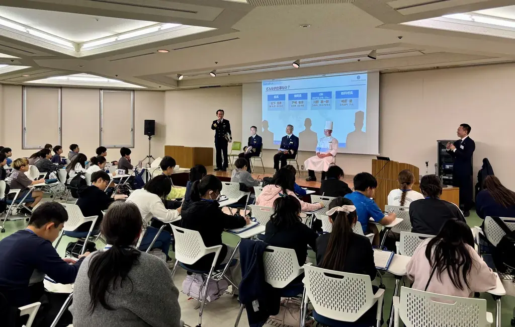 MITSUI OCEAN CRUISESが名古屋市教育委員会 キャリア教育プログラム「ミラトラ」においてにっぽん丸での職場訪問を受け入れ 画像 2