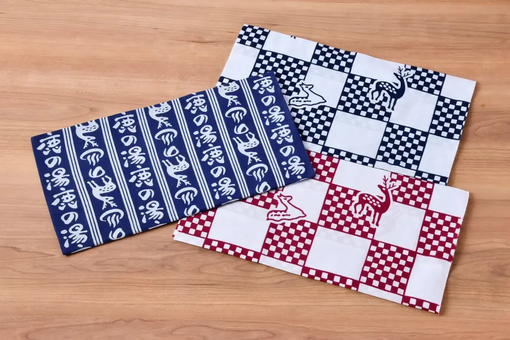 鹿の湯×かまわぬ手ぬぐい発売