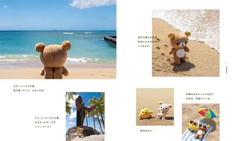 リラックマ公式Instagramで人気の”ぬい撮り”写真集第2弾！　『リラックマがいる暮らし IN HAWAII』発売決定！ 画像 2