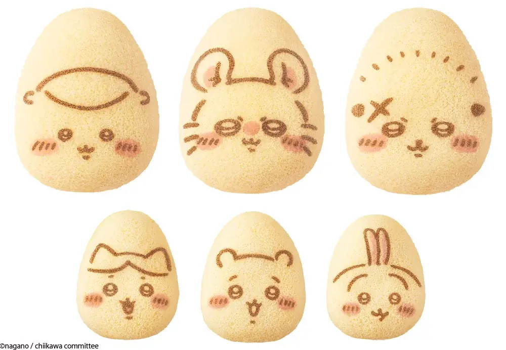 【阪急うめだ本店】「ちいかわ」×「東京ばな奈」の新バナナプリンケーキが大阪に初上陸！“くりまんじゅう”“モモンガ”“ラッコ”の絵柄が加わった新デザイン 画像 3