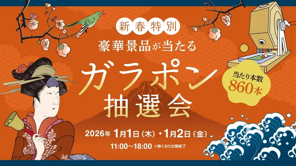 羽田エアポートガーデン 新春企画― 日本の玄関口で迎える、浮世絵が彩る正月 ― 画像 7