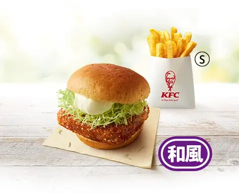 【ケンタランチに“550円の新風”！】人気バーガーがポテトと一緒におトクに楽しめる“550コンビ”新登場　「チキンフィレバーガー」「和風チキンカツバーガー」がコンビで登場！1月5日(月)から販売開始 画像 3