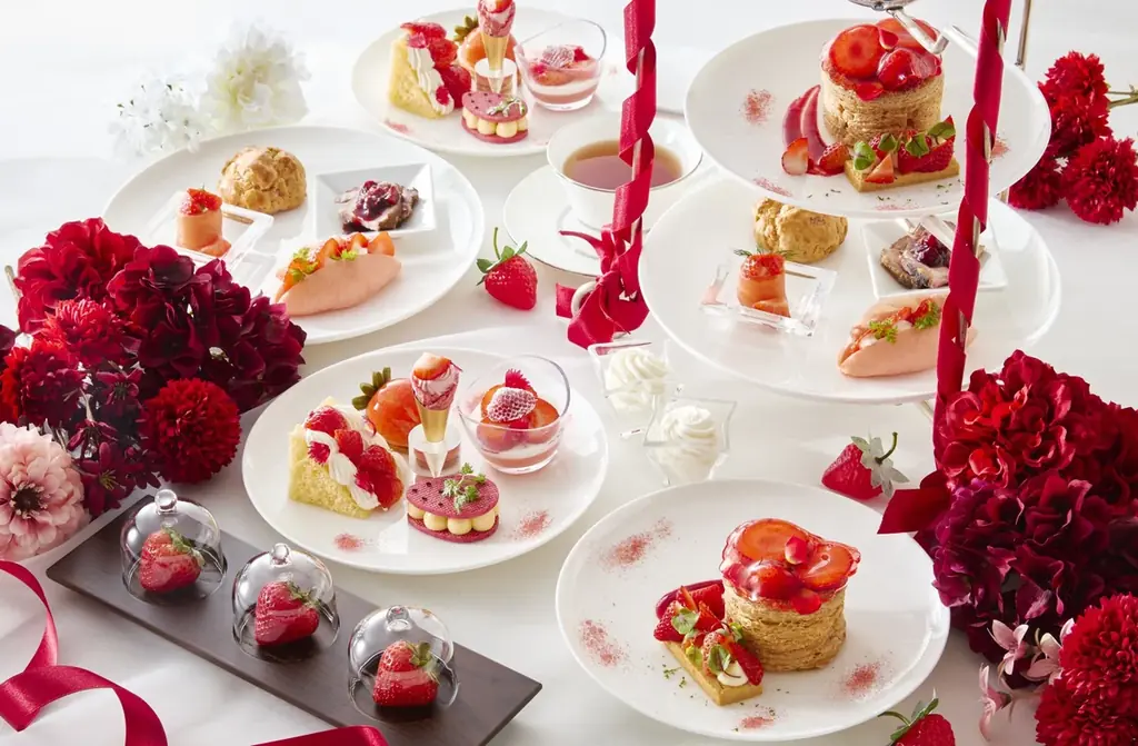 ホテル日航大阪の苺アフタヌーンティーが1/5開始、冬限定メニューを堪能