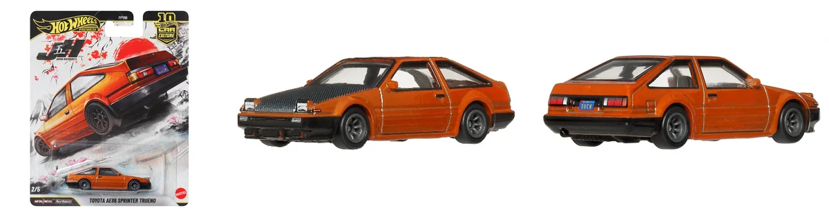 70～80年代の世界から注目される日本ストリートカーの名車を凝縮した「ホットウィール カーカルチャー ジャパンヒストリックス5」全5種が12月25日（木）より順次予約開始！ 画像 3