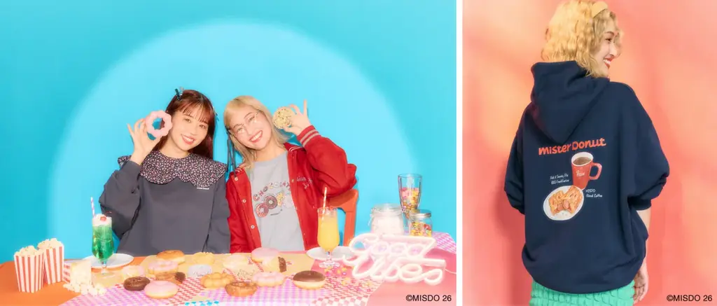 1月9日発売 ミスド×LEPSIM第2弾、親子で楽しむアパレル