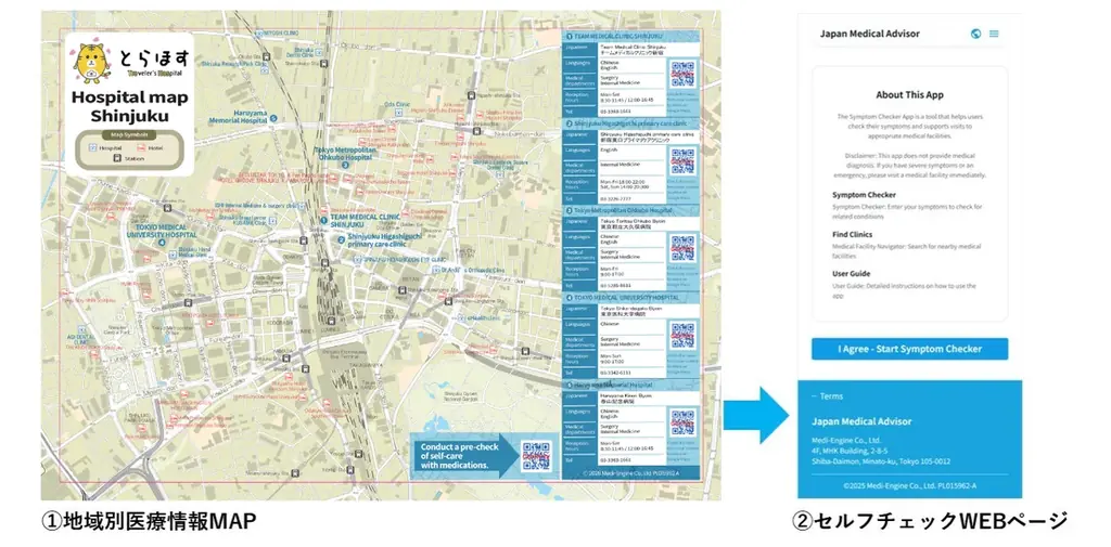 訪日外国人向け「医療機関・医薬品情報提供サービス」の実証事業（PoC）を開始 画像 2