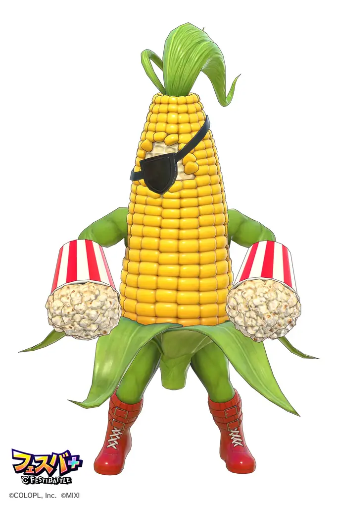 『フェスバ+』、新ヒーローとしてコーン・ポップ（CV：マンモス西尾）がガチャに登場！ 画像 4