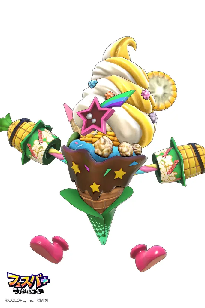 『フェスバ+』、新ヒーローとしてコーン・ポップ（CV：マンモス西尾）がガチャに登場！ 画像 5