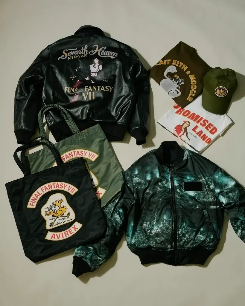 「AVIREX」と「FINAL FANTASY VII REMAKE」のスペシャルコレクション発売！ 画像 2