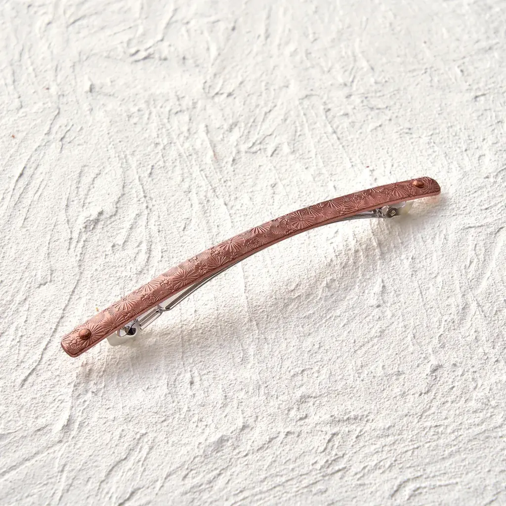 【新商品】京都の錺金具から生まれた、希少な「銅製バレッタ」を発売| 2026年1月1日(木) | 錺之-KAZARINO- 画像 6