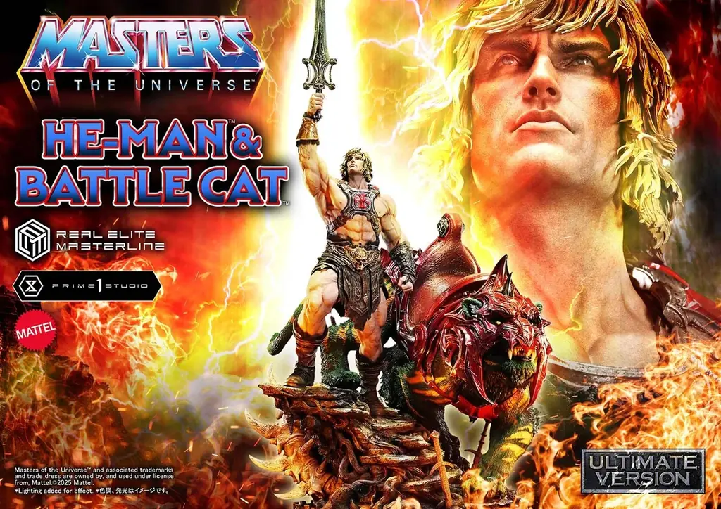 宇宙で最も強力な男！『Masters of the Universe』から、「ヒーマン & バトルキャット」が1/4スケールスタチューに 画像 1