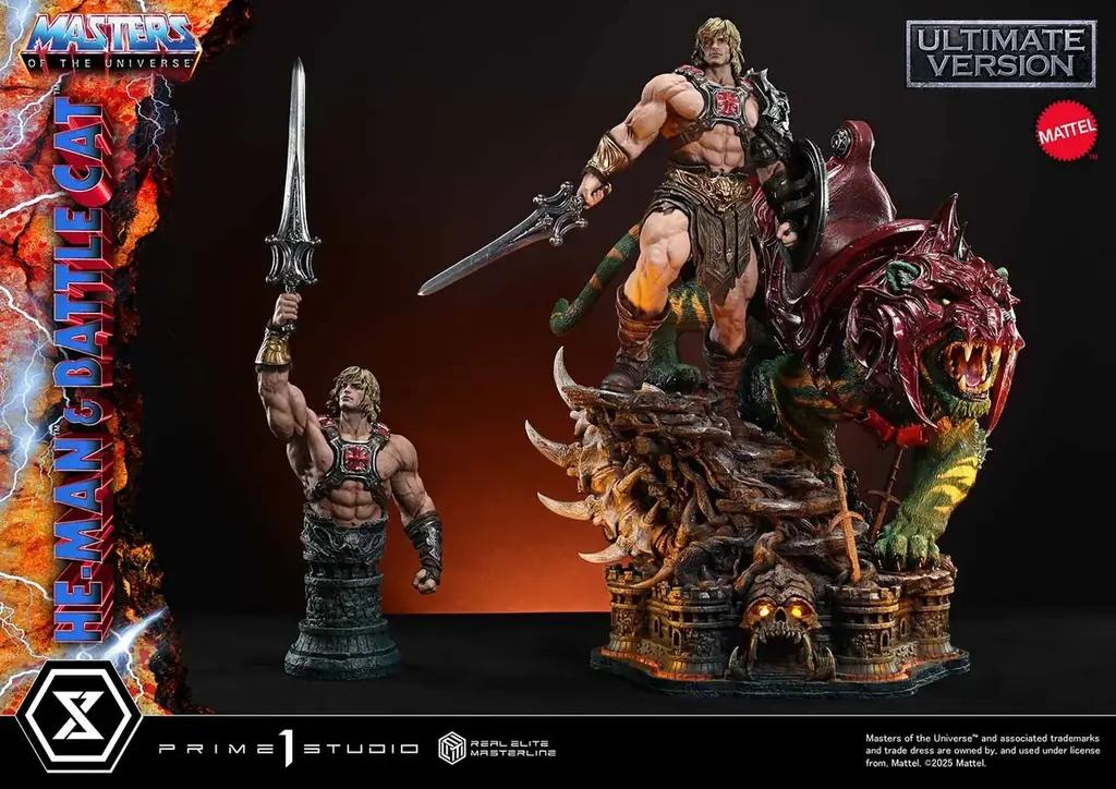 宇宙で最も強力な男！『Masters of the Universe』から、「ヒーマン & バトルキャット」が1/4スケールスタチューに 画像 13