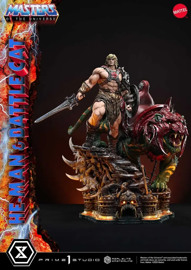 宇宙で最も強力な男！『Masters of the Universe』から、「ヒーマン & バトルキャット」が1/4スケールスタチューに 画像 3