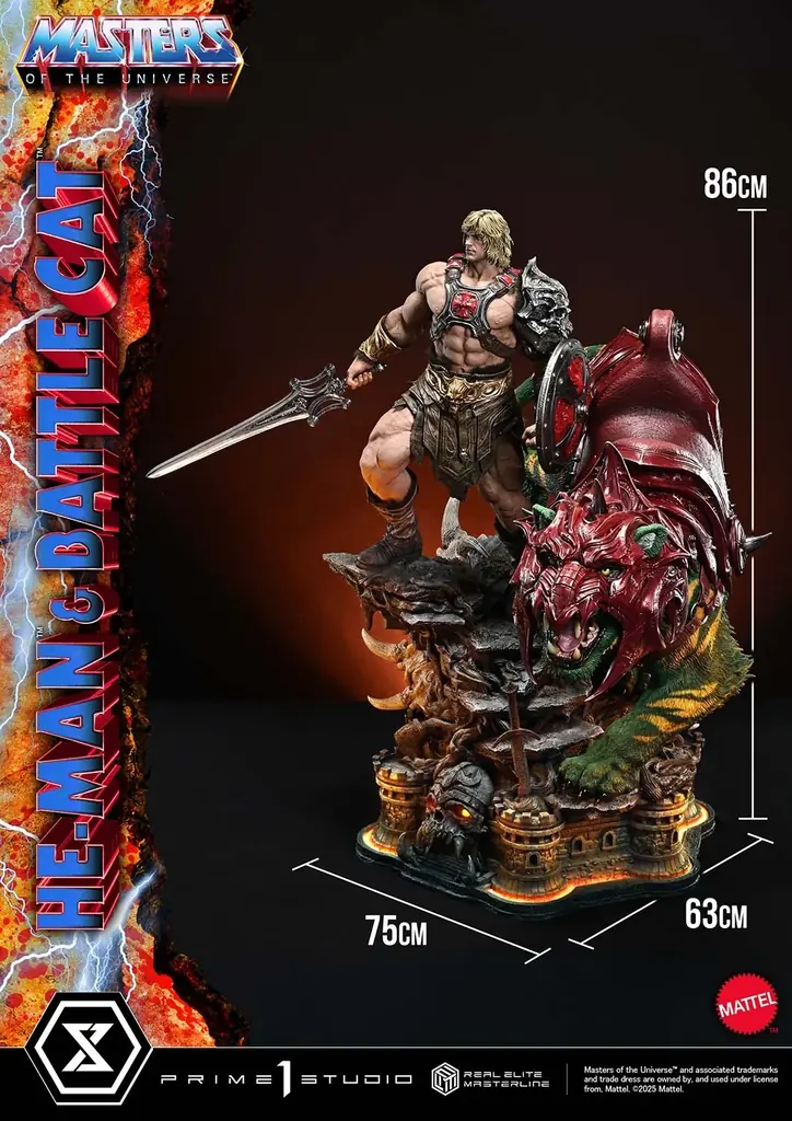 宇宙で最も強力な男！『Masters of the Universe』から、「ヒーマン & バトルキャット」が1/4スケールスタチューに 画像 4