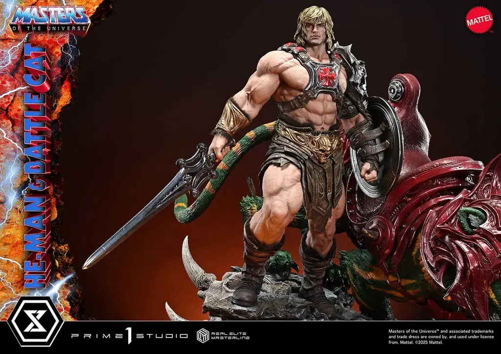 宇宙で最も強力な男！『Masters of the Universe』から、「ヒーマン & バトルキャット」が1/4スケールスタチューに 画像 6