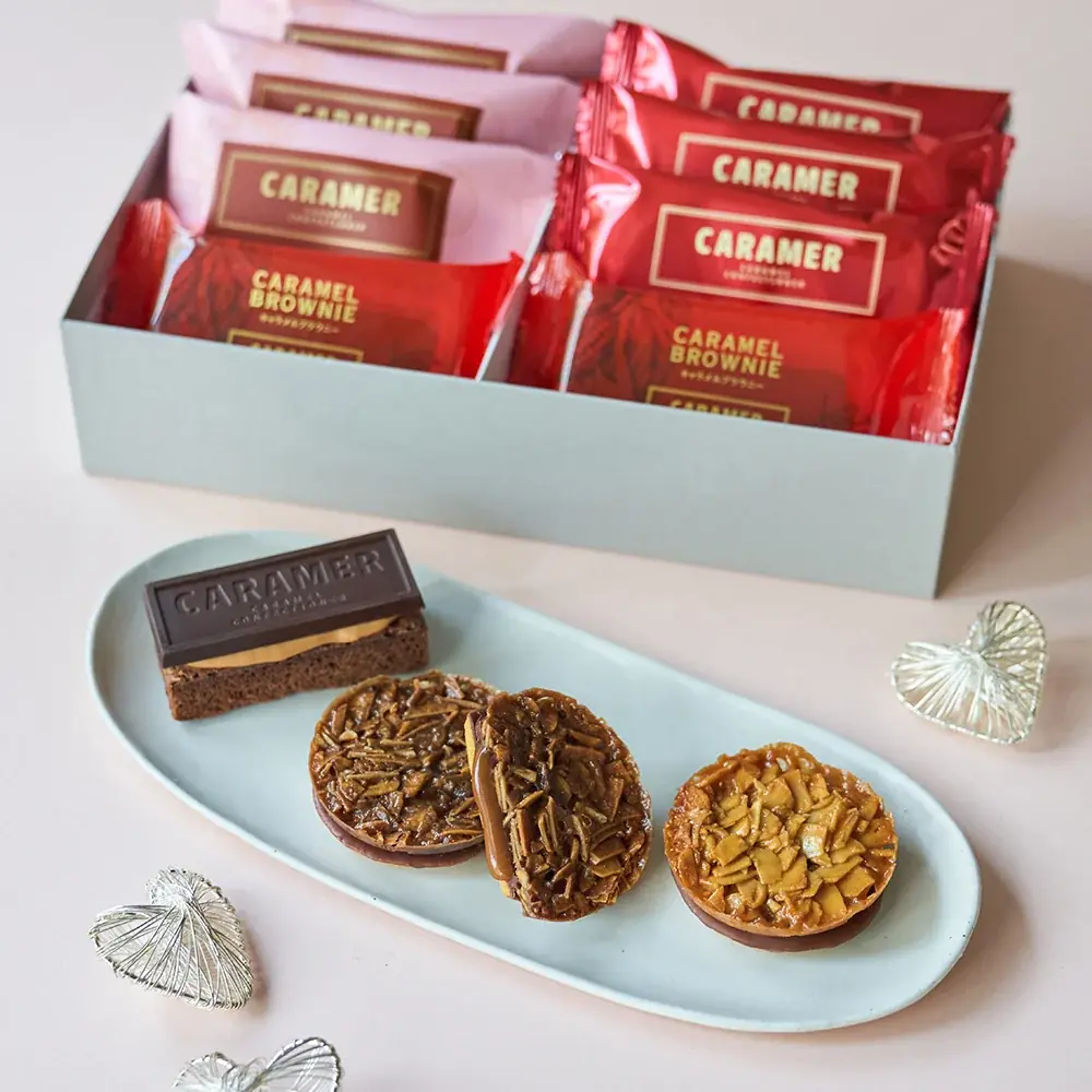 キャラメル菓子専門店「CARAMER」　香り立つコーヒーと２種のナッツが紡ぐ調和「キャラマーサンド ヘーゼルナッツカフェ」1月8日（木）新発売！ 画像 3