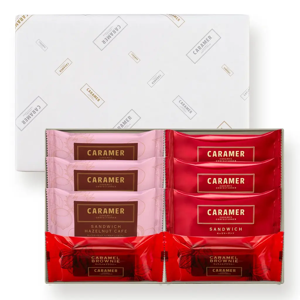 キャラメル菓子専門店「CARAMER」　香り立つコーヒーと２種のナッツが紡ぐ調和「キャラマーサンド ヘーゼルナッツカフェ」1月8日（木）新発売！ 画像 6