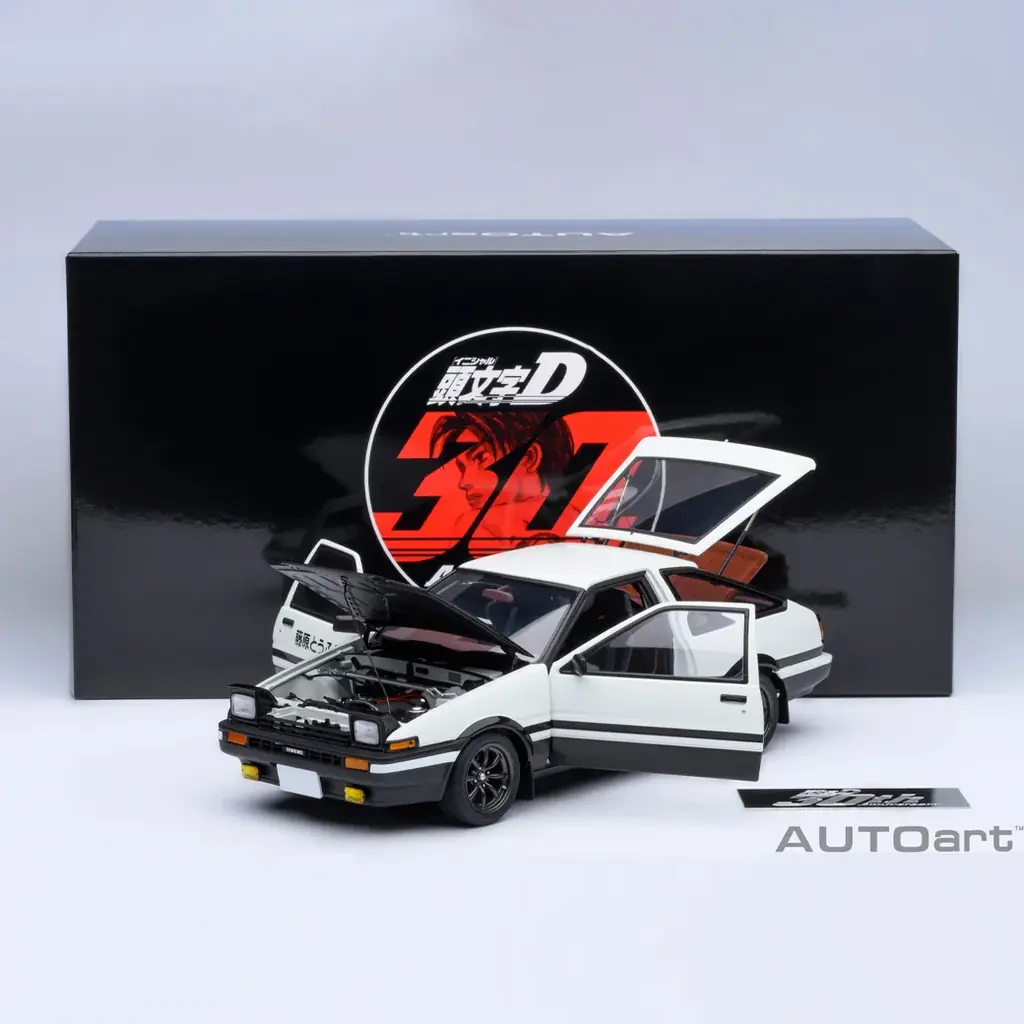 『頭文字D』 トレノ (AE86) を精巧に再現した立体1/18サイズ、 「東京オートサロン2026」で販売！ 画像 2