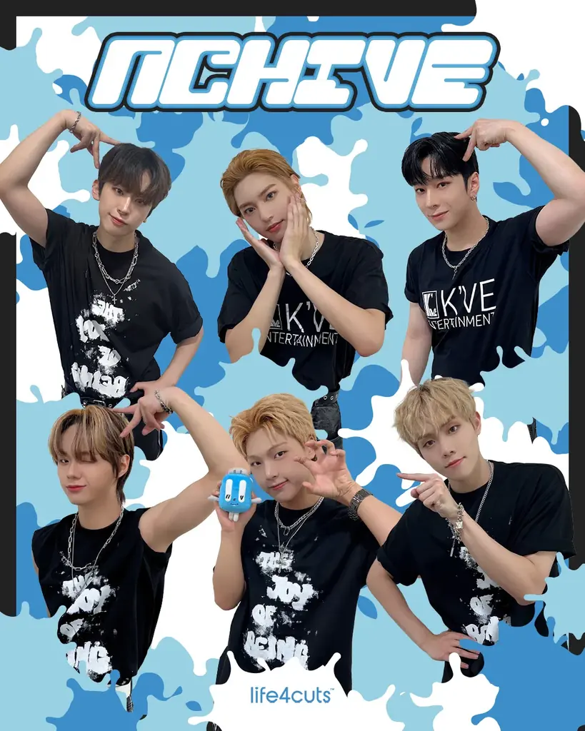 韓国ボーイズグループNCHIVEと「人生4カット」が初コラボ！特別フレームを期間限定展開 画像 1