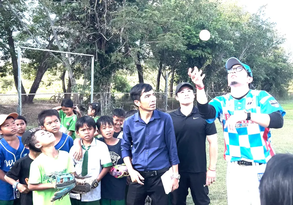 佐賀初プロ野球チーム、カンボジア初となる野球アカデミーを開校 画像 4