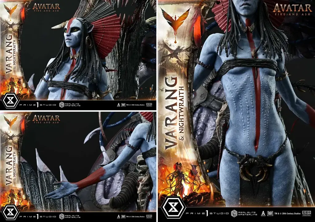 映画『アバター：ファイヤー・アンド・アッシュ』から、「ヴァラン＆ナイトレイス」を1/4スケールで立体化 画像 6