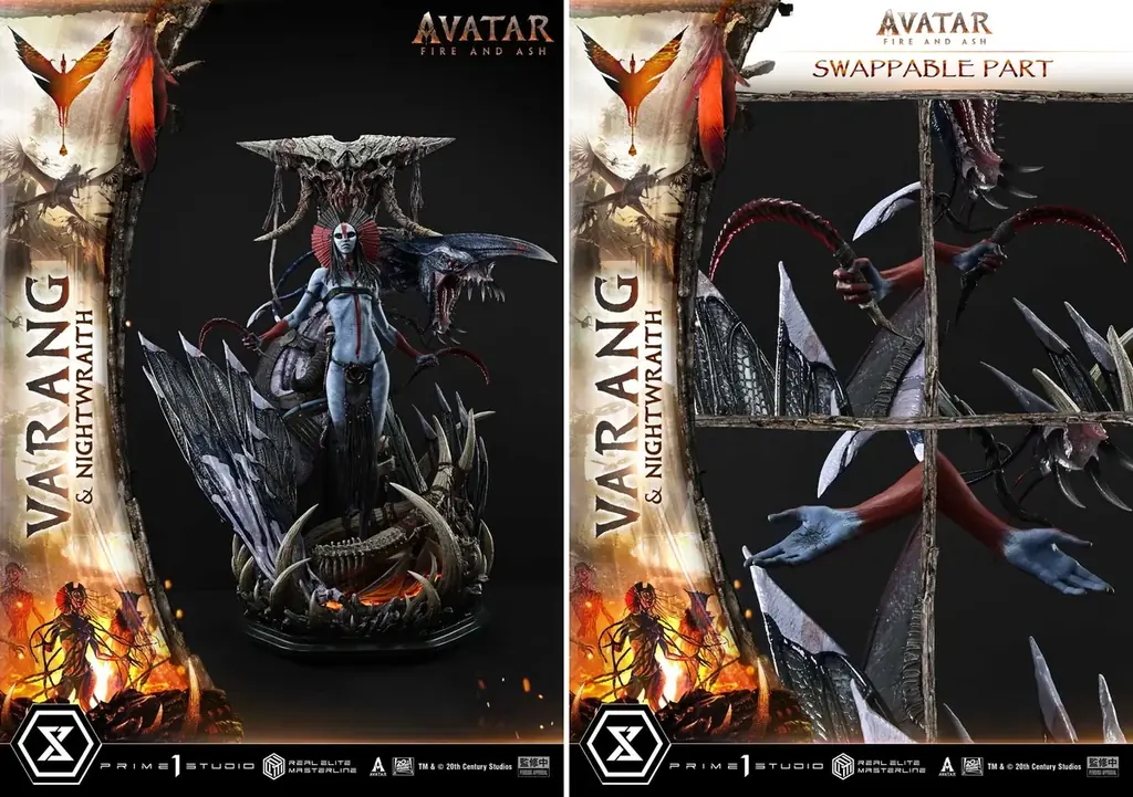 映画『アバター：ファイヤー・アンド・アッシュ』から、「ヴァラン＆ナイトレイス」を1/4スケールで立体化 画像 7