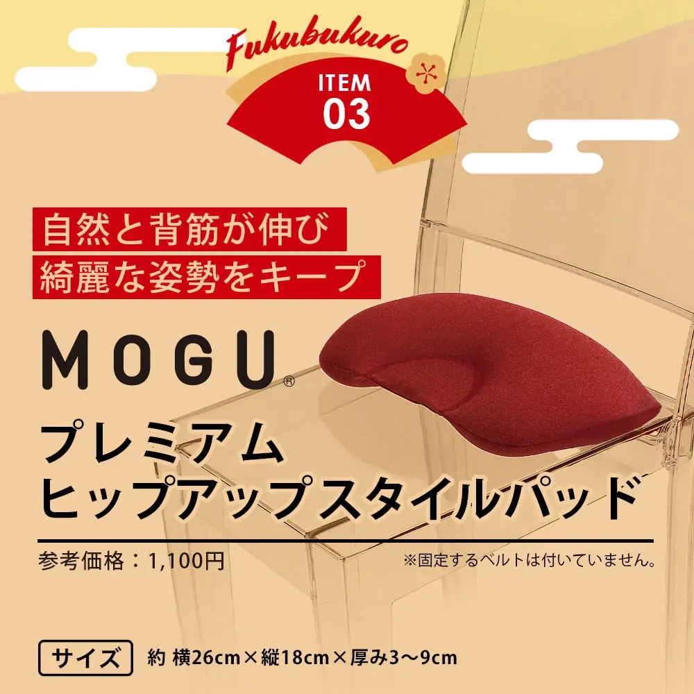 人気インテリアブランド MOGU® の福袋が登場！「MOGU 気持ちいい抱きまくら プレミアム」など、人気アイテムがセットになった「MOGU 福袋 2026」、1月1日（木）0時00分発売。 画像 5