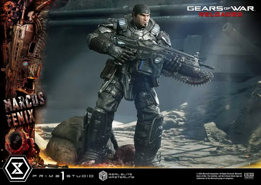 傑作TPS『Gears of War: Reloaded』より、「マーカス・フェニックス」の1/3スケールスタチューが登場 画像 12