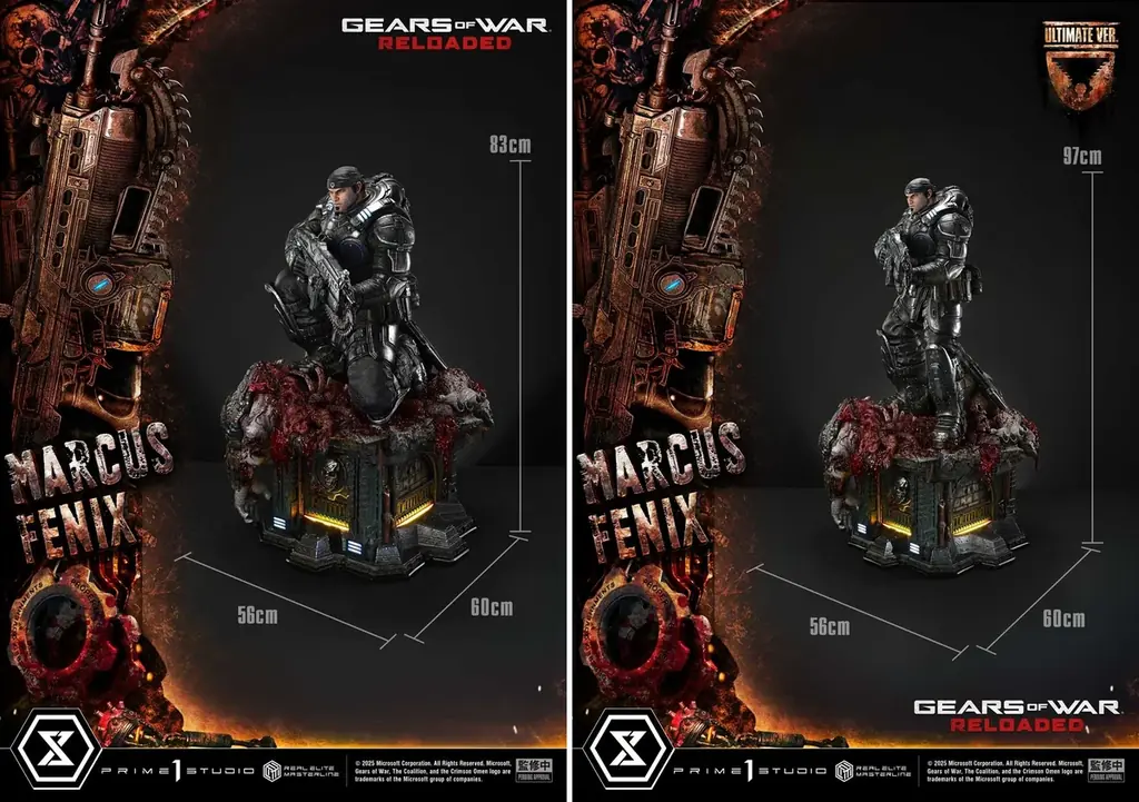 傑作TPS『Gears of War: Reloaded』より、「マーカス・フェニックス」の1/3スケールスタチューが登場 画像 16