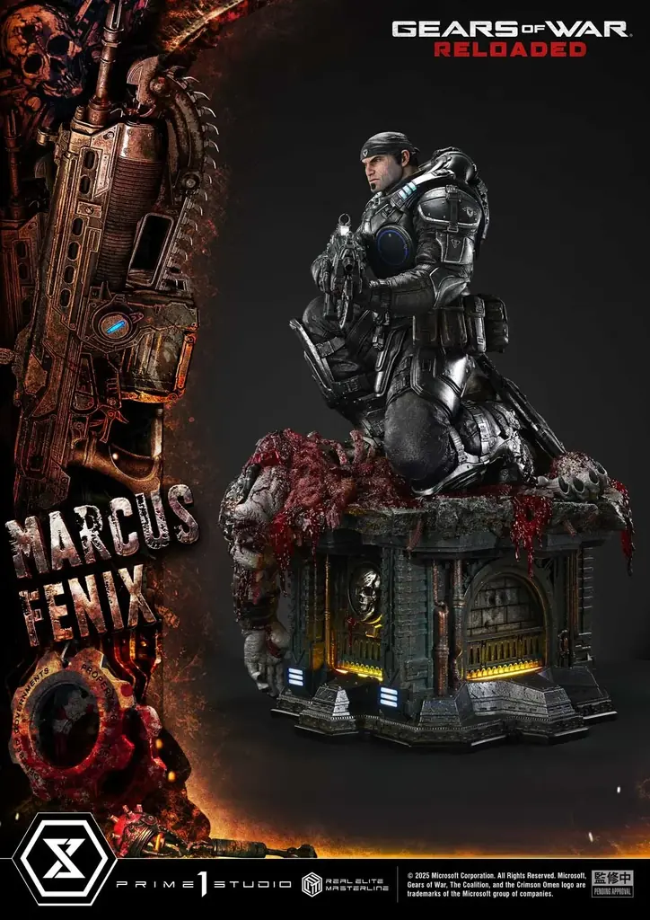 傑作TPS『Gears of War: Reloaded』より、「マーカス・フェニックス」の1/3スケールスタチューが登場 画像 4