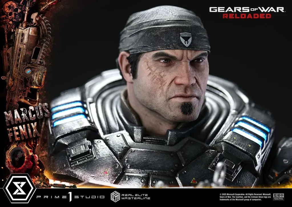 傑作TPS『Gears of War: Reloaded』より、「マーカス・フェニックス」の1/3スケールスタチューが登場 画像 5